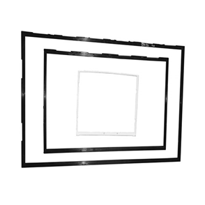 Fibre-resistant TV frame